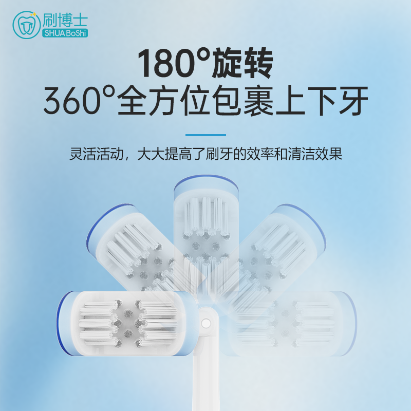 六面手动牙刷 B106