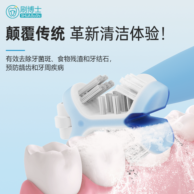 六面手动牙刷 B106