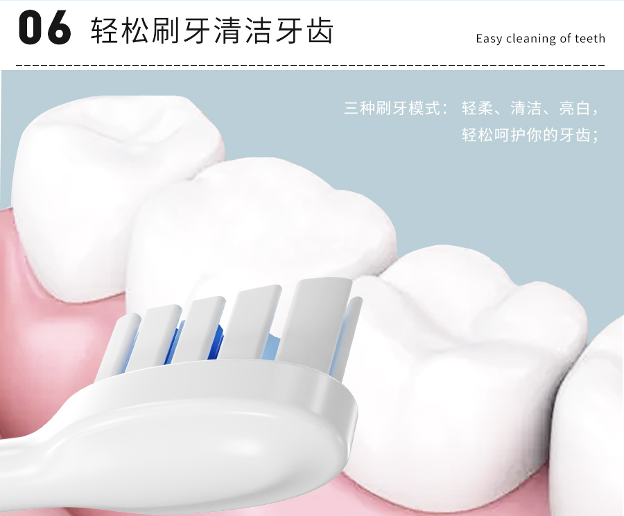 轻松刷牙清洁牙齿
