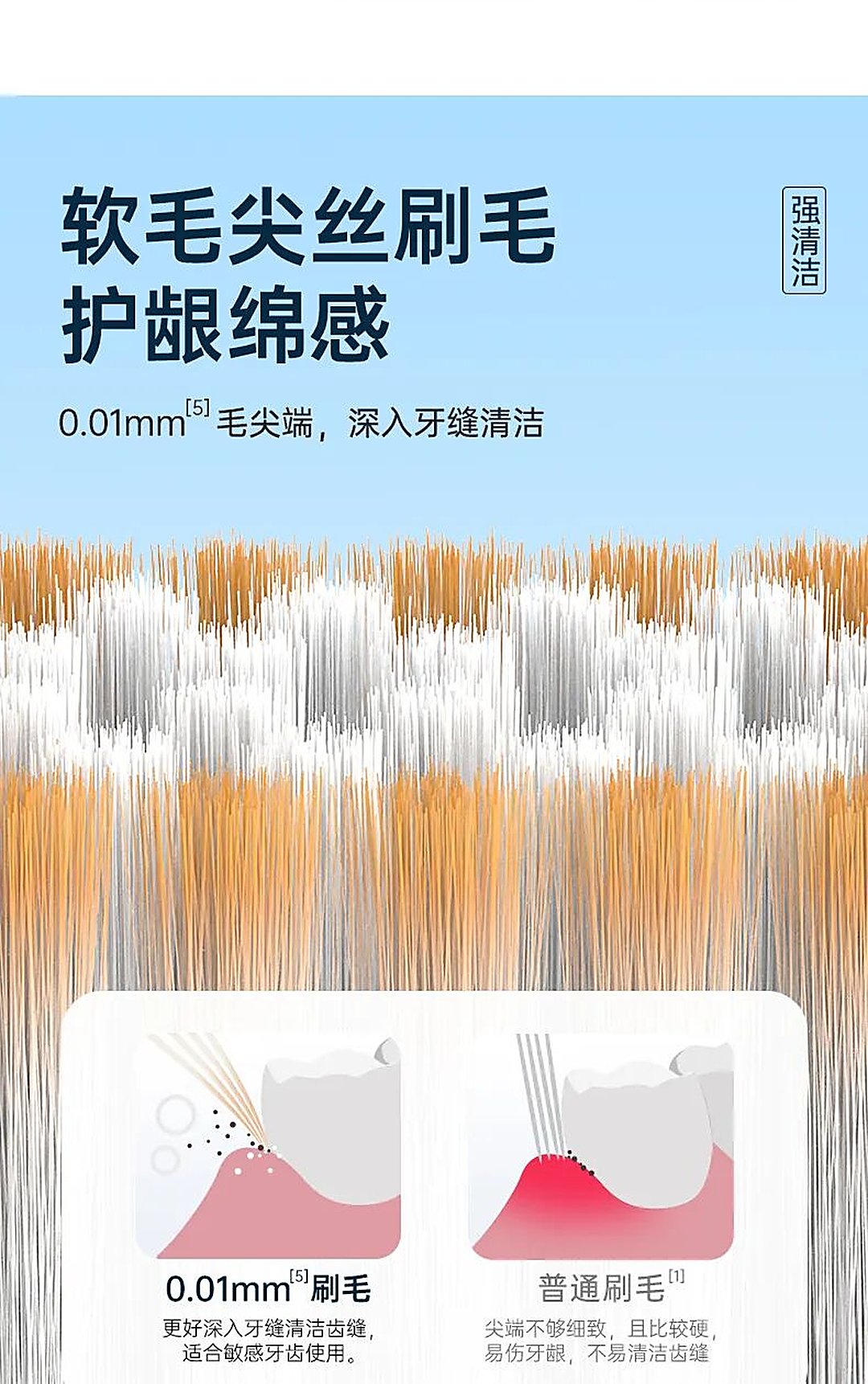 刷博士宽头高效洁齿软毛护龈牙刷（images 3）